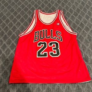 Michael Jordan rare reversible jersey bulls jersey
